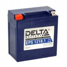 Аккумулятор 12В18Ач DELTA EPS1218.1 (YTX20CH-BS) (NANO-GEL) (прямая полярн) (151*87*161мм)