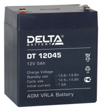 Аккумулятор герметичный 12В 4.5Ач DELTA DT12045 AGM (90*70*101мм) (2х12Вдля электросамоката 24В)