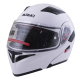 Шлем Ataki JK902 Solid белый глянцевый M модуляр