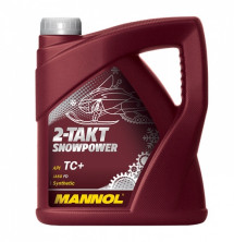 Масло 2T MANNOL SNOWPOWER (4Л) синтетическое (для снегоходов)  JASO FD; API TC+; ISO-L-EGD;Rotax 253