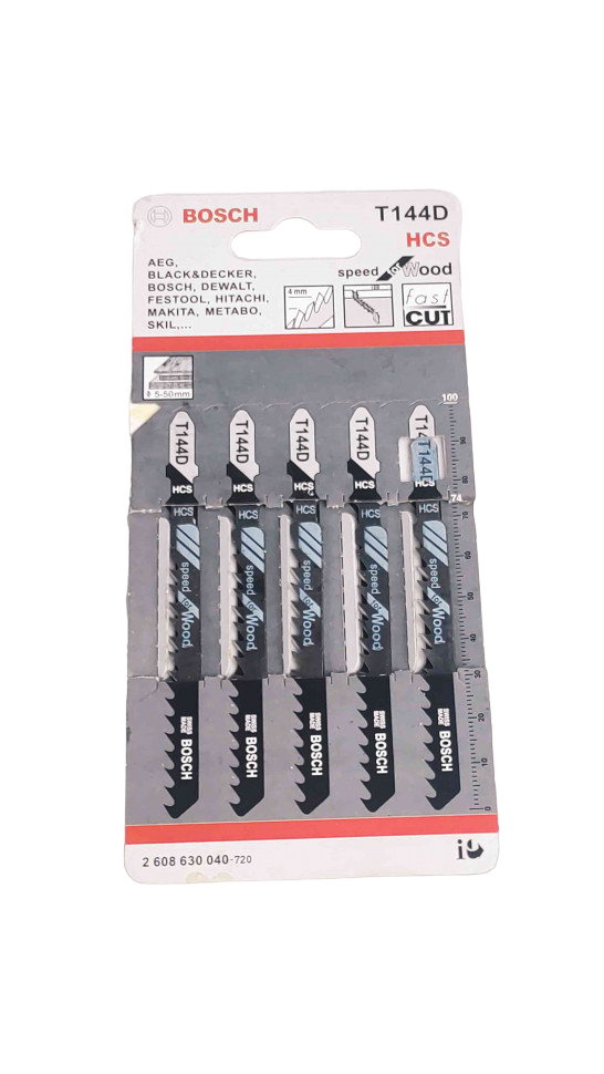 Набор пилок для лобзика Bosch T-144D