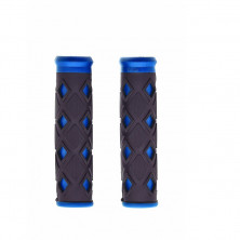 Ручки руля вело 120мм (пара) чёрно-синие