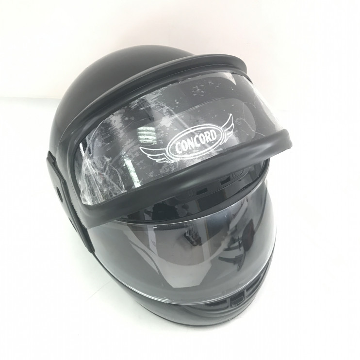 Шлем Сoncord XZF01 чёрный глянцевый  S-XXL интеграл