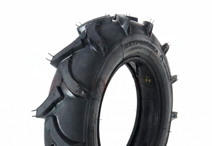 Покрышка (ПетроШина) Л-355 4,00-10 Муравей вездеход Елочка (с камерой)