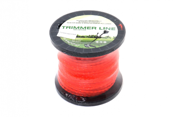 Леска триммерная 3.0*60м trimmer line в бобине квадрат витой