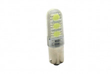 Лампа 12 В BA9S T8, 6 светодиодов SMD-HP Crystal White