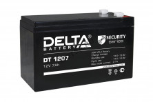Аккумулятор герметичный 12В 7Ач DELTA DT1207 AGM (151*65*95мм) (электромашинки)