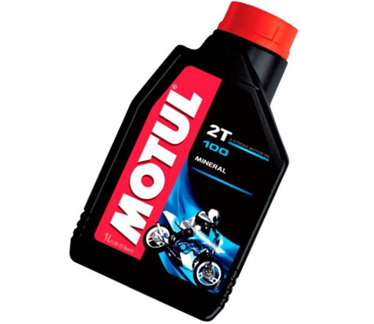 Масло 2T MOTUL 100 moto mix 2T (1литр) (104024) (2Т двигатели со смешанной или раздельной смазкой)
