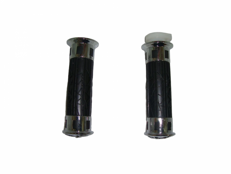 Ручки руля резиновые скутер с орлами на резинках и торцах