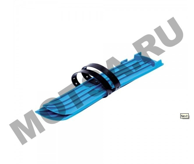 Лыжи детские пластмассовые большие 1 ремешок