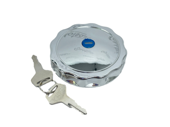 Крышка бензобака Урал под хром с замком