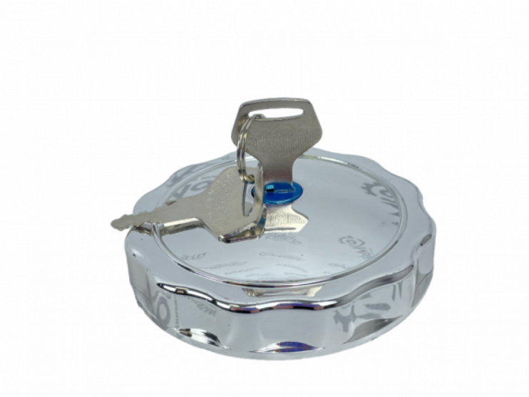 Крышка бензобака Урал под хром с замком