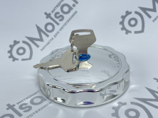 Крышка бензобака Урал под хром с замком