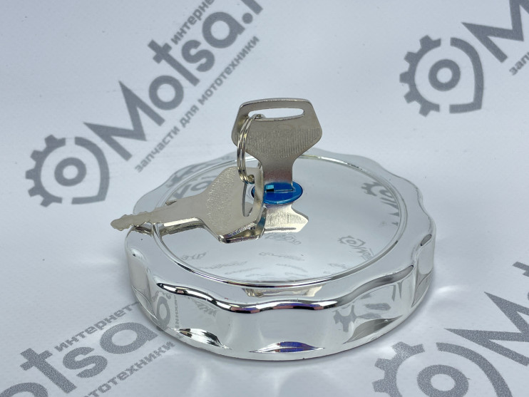 Крышка бензобака Урал под хром с замком