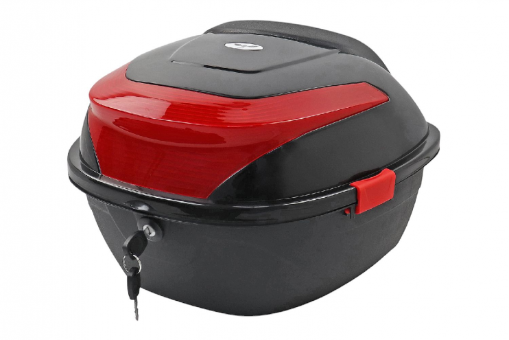 Кофр Альфа 28л. чёрный верх глянцевый