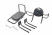 Седло-кресло детское сборное на багажник складное сталь