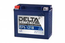 Аккумулятор 12В18Ач DELTA EPS1218 (YTX20-BS) (NANO-GEL) (прямая полярн) (176*87*154мм)