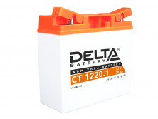 Аккумулятор 12В20Ач DELTA CT12201 YT19BL-BS кислотн, герметичный обр полярн 181-77-167мм