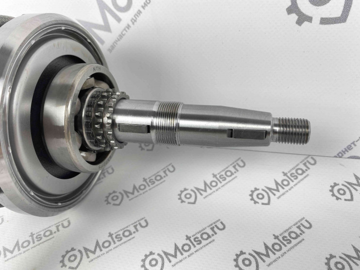 Коленвал 152QMI 157QMJ с подшипниками + 2-е звезды