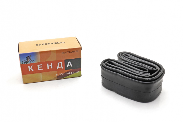Велокамера 27.5 х 1.75-2.35 натуральная резина