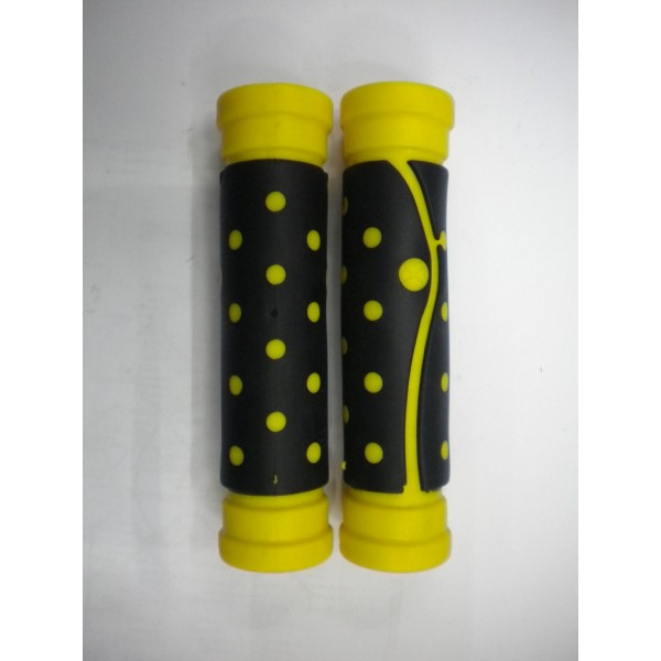 Ручки руля вело 120мм чёрно-жёлтые