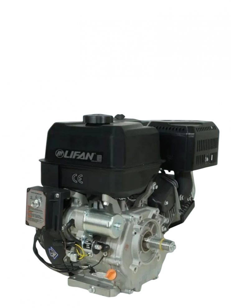 Двигатель Lifan 22 л.с. KP500E с катушкой 18А вал d25