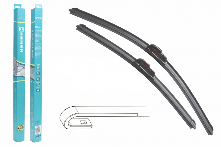 Щётки стеклоочистителя Hemen 425/550 мм HP55425A