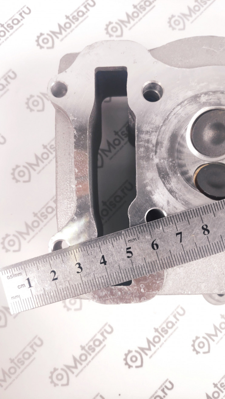 Головка цилиндра 4х такт. дв.139QMB (50 мм, 100см3) в сборе с клапанами