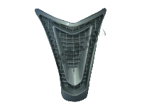 Накладка (вставка) передней облицовки Scorpion (F2) серебристая