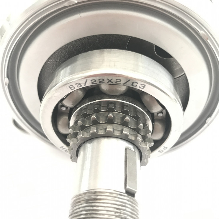 Коленвал 152QMI 157QMJ с подшипниками + 2-е звезды