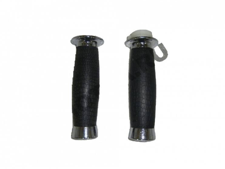 Ручки руля резиновые скутер ячеистый рисунок