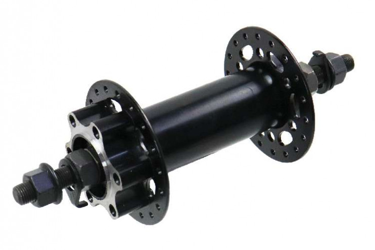 Втулка передняя черная 36 отверстий фетбайк