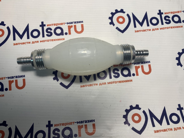 Груша Буран средняя в сборе с 2 клапанами  штуцер 8 мм