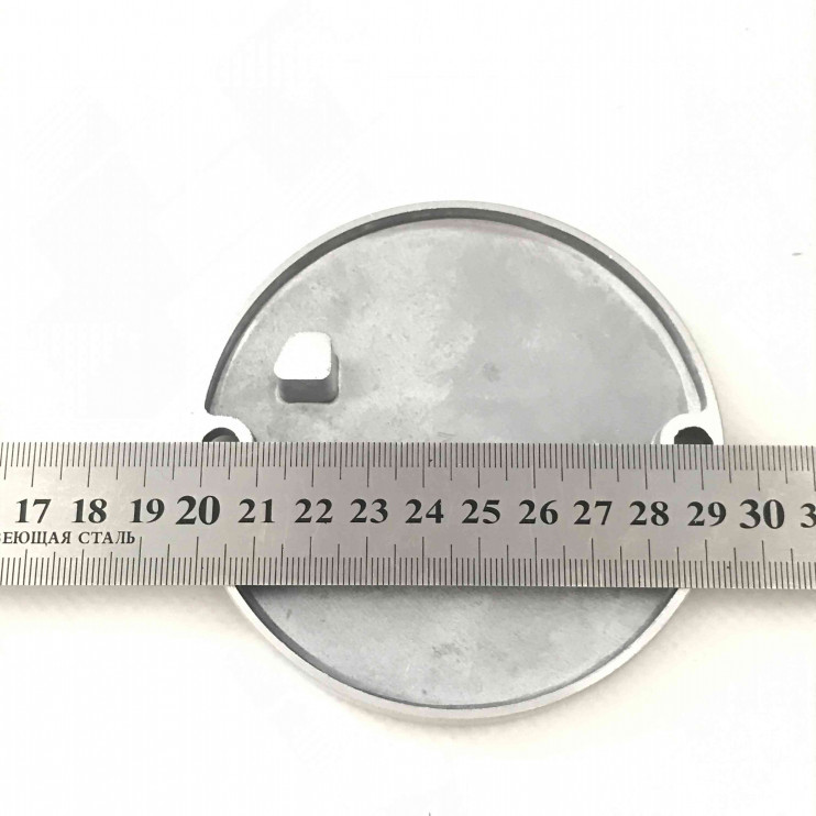 Крышка декоративная правой крышки картера Альфа, Дельта (алюминиевая) (D=98 мм)