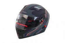 Шлем Ataki JK902 Shape черный-серый матовый XL модуляр