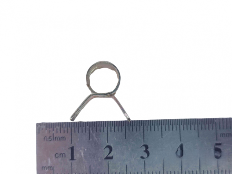 Хомут шланга пружинный ленточный d8 мм