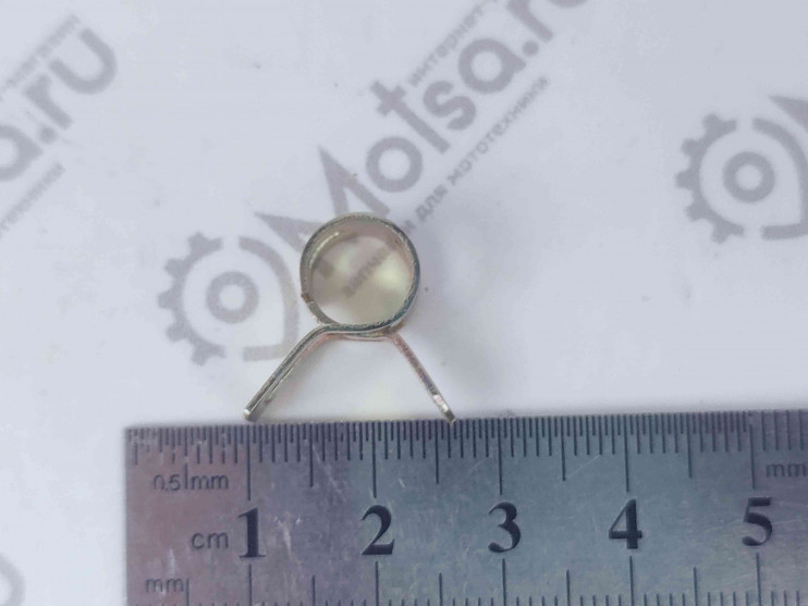 Хомут шланга пружинный ленточный d8 мм