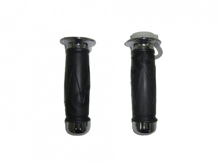 Ручки руля резиновые скутер зубчатый рисунок