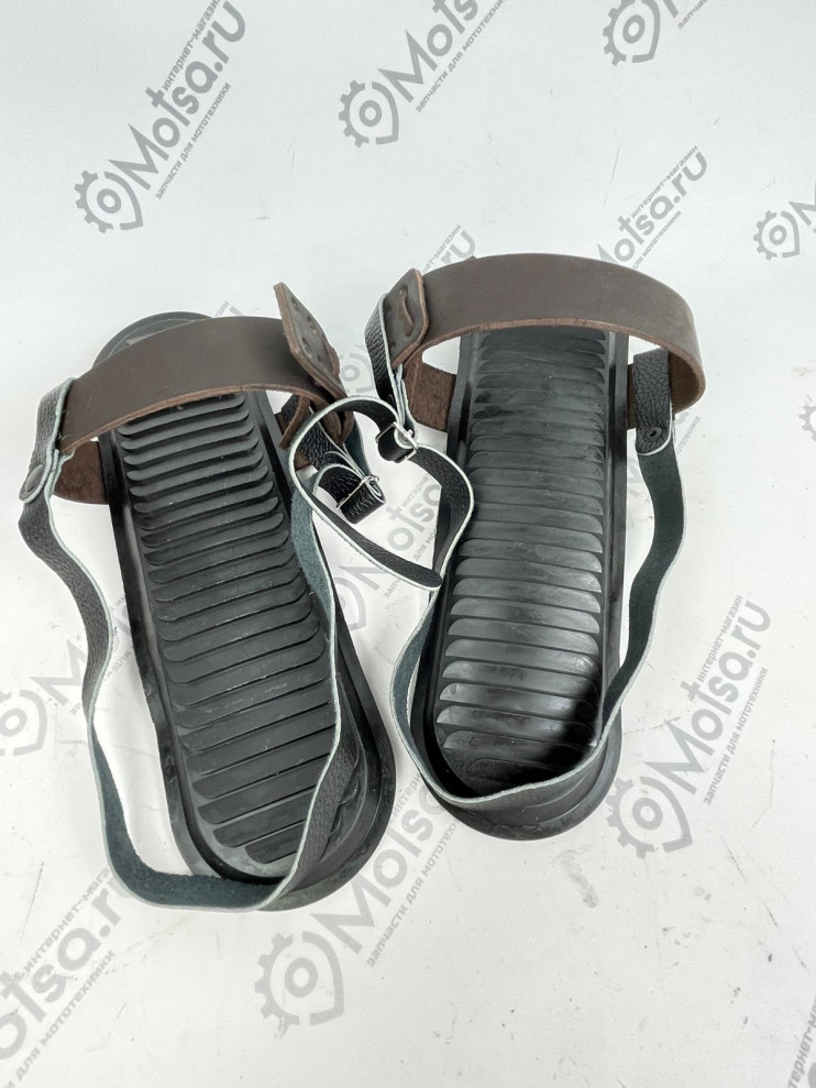 Комплект креплений охотничьих лыж натуральная