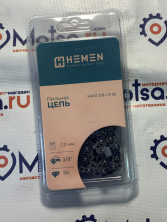 Цепь "HEMEN" 16" 3/8-1.3-56z (Partner, Poulan, Champion 137,142,240) "острый зуб"