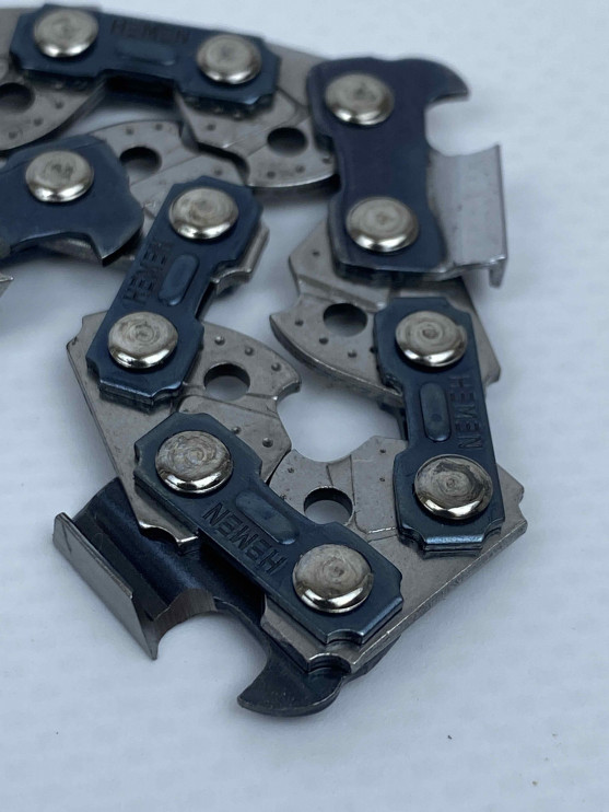 Цепь "HEMEN" 16" 3/8-1.3-56z (Partner, Poulan, Champion 137,142,240) "острый зуб"