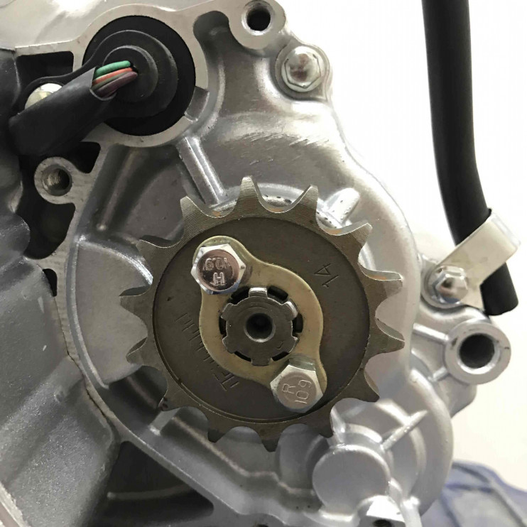 Двигатель 4х такт.110 см3 эл.стартер 4 ск. Delta, Alpha ПОЛУАВТОМАТ (1P52FMH) (без рыч.сцеп) по кругу, педаль как ЮП