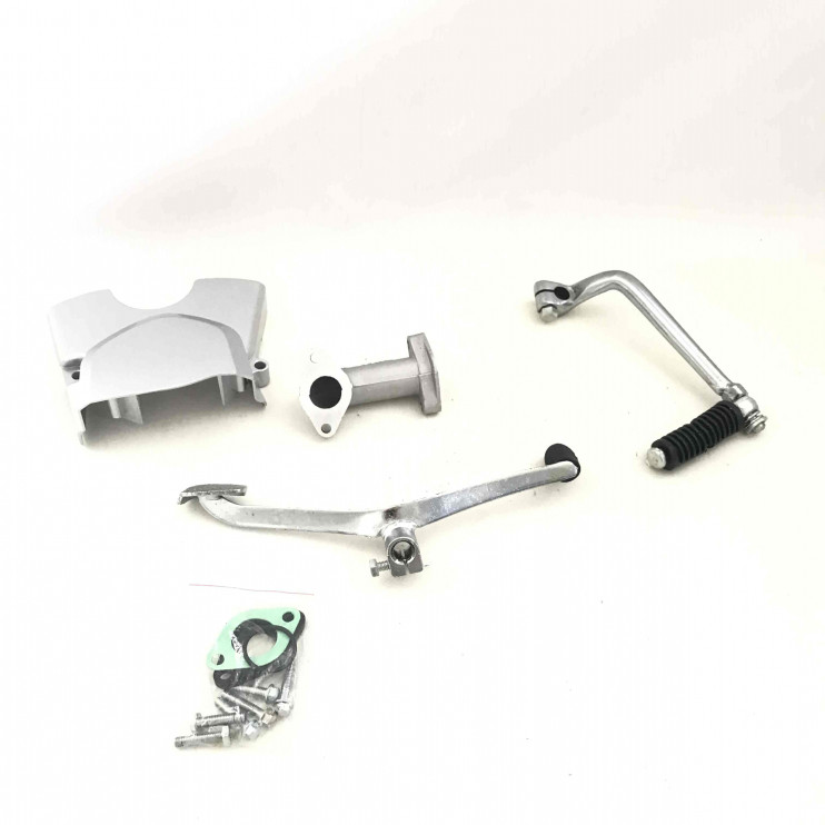 Двигатель 4х такт.110 см3 эл.стартер 4 ск. Delta, Alpha ПОЛУАВТОМАТ (1P52FMH) (без рыч.сцеп) по кругу, педаль как ЮП