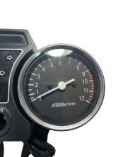 Щиток приборов мопед Альфа в сборе круглый