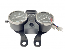 Щиток приборов мопед Альфа в сборе круглый