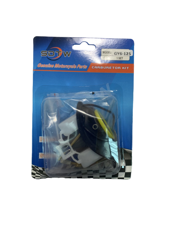 Ремкомплект карбюратора скутер 152QMI, 157QMJ (с клапаном)