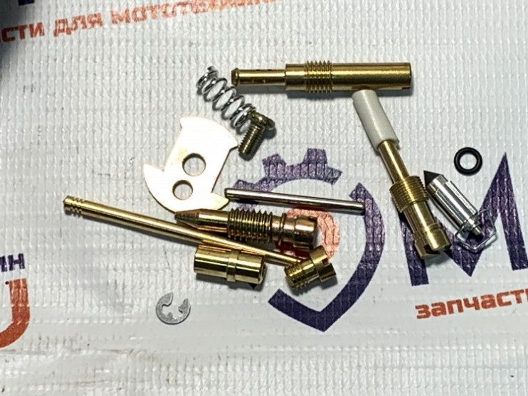 Ремкомплект карбюратора скутер 152QMI, 157QMJ (с клапаном)