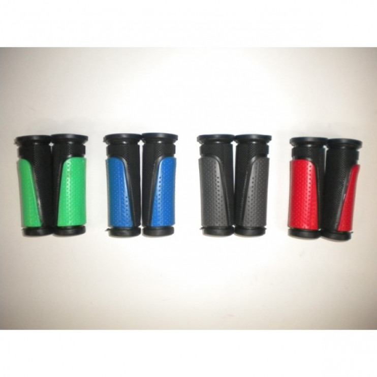 Ручки руля вело 90мм чёрно-серые