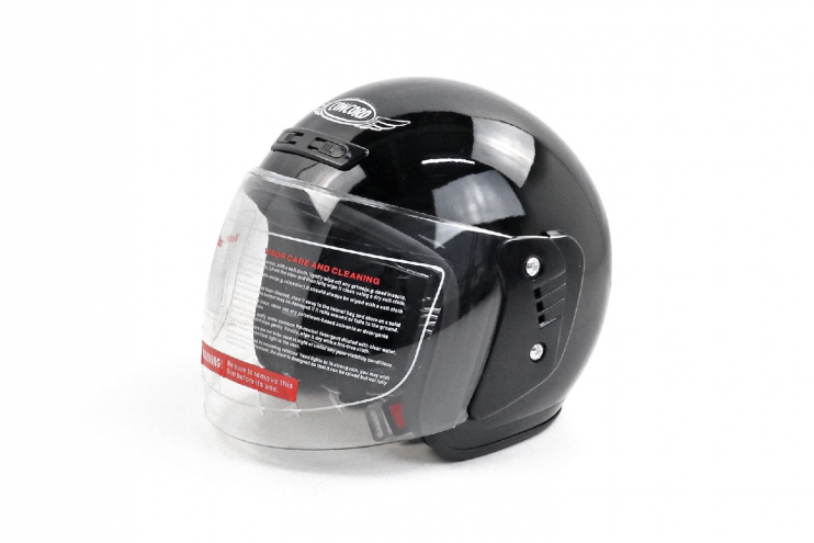 Шлем Сoncord XZH03 чёрный глянцевый  S-XXL открытый