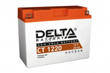 Аккумулятор 12В20Ач DELTA CT1220 (Y50-N18L-A3) (кислотн, герметичный) (обратн полярн) (205*89*163мм)